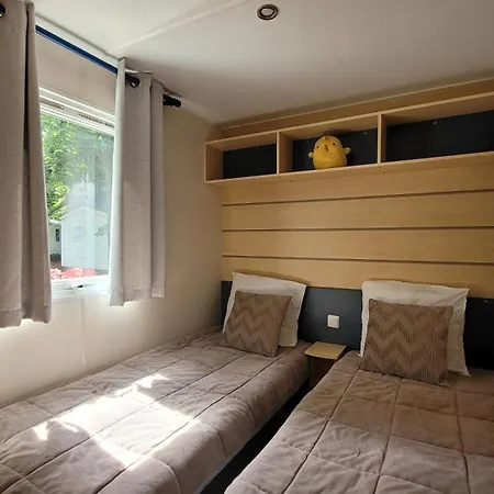 Campingplads Mobil-home N 3 Chambre, Climatise, Cuisine Equipee, Tv & Wi-fi
